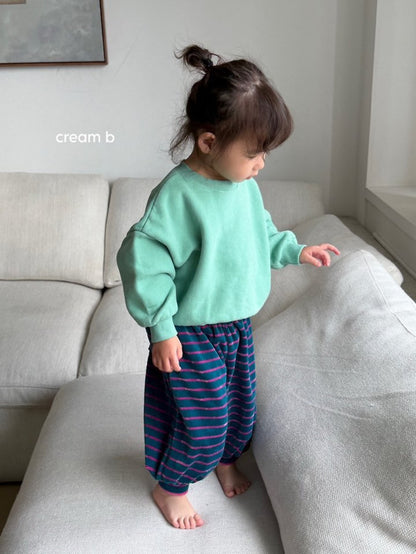 cream bbang / ストライプアラジンパンツ【予約商品】