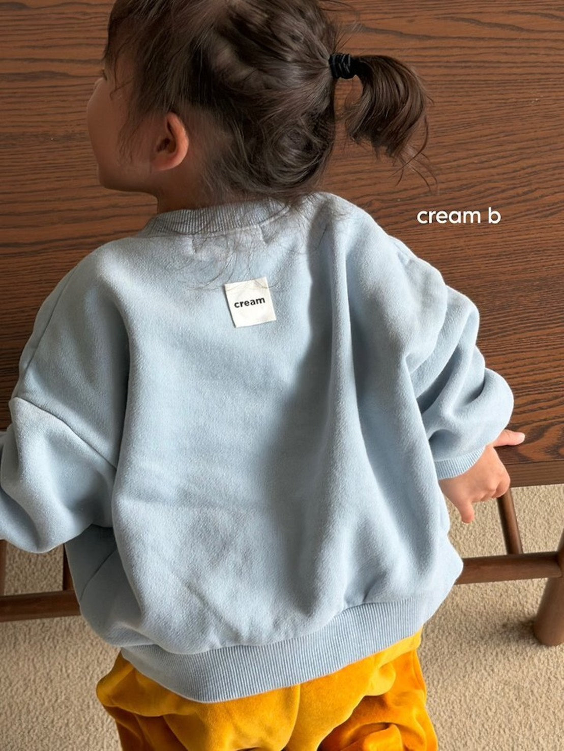 cream bbang / 裏起毛ショコラトレーナー【予約商品】