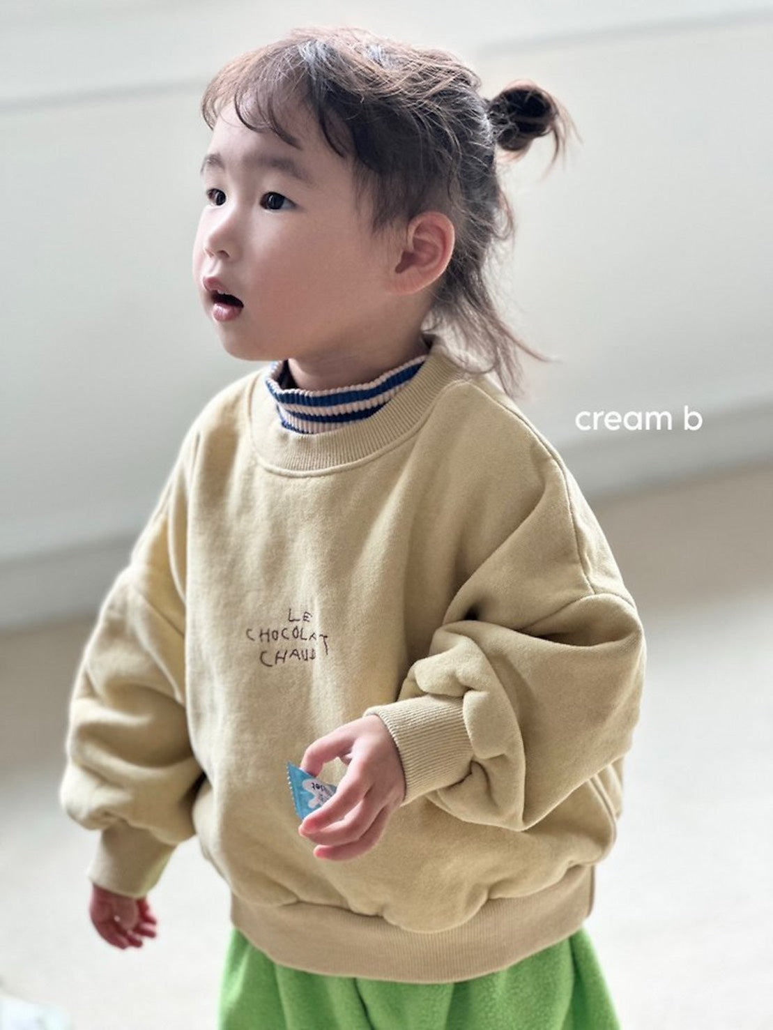 cream bbang / 裏起毛ショコラトレーナー【予約商品】