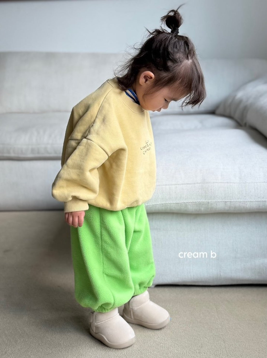 cream bbang / 裏起毛ショコラトレーナー【予約商品】