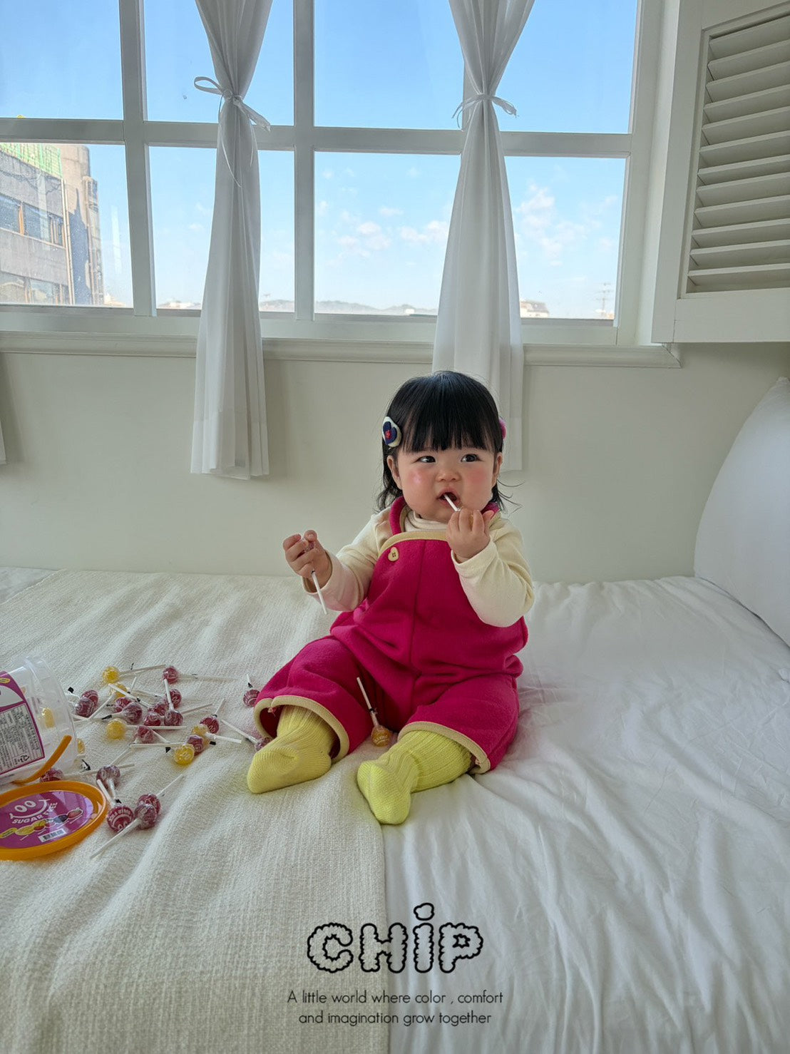 Ch!p｜ ボンボンオーバーオールパンツ 【予約商品】