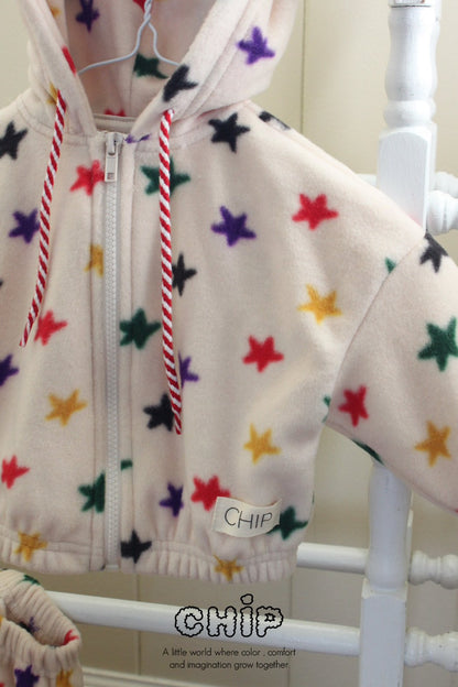 Ch!p｜星柄フードジップアップ【予約商品】