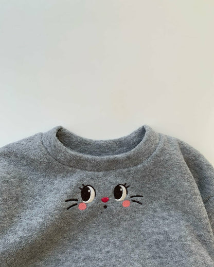 O.O.O｜クレヨンキャットスウェット【予約商品】