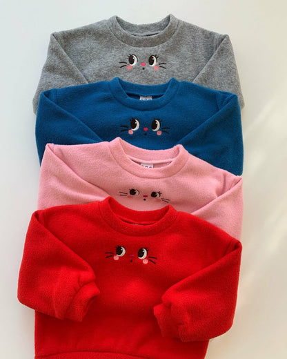 O.O.O｜クレヨンキャットスウェット【予約商品】