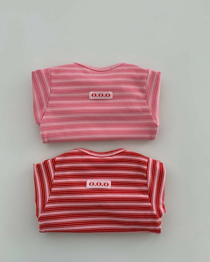 O.O.O｜ストロベリージャムストライプTシャツ【予約商品】