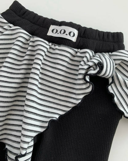 O.O.O｜ポットフリルブーツカットパンツ【予約商品】