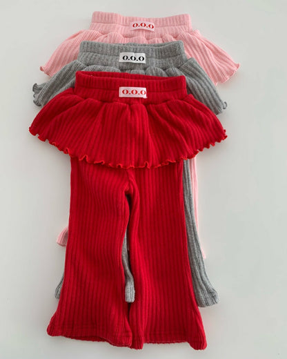 O.O.O｜ステラフリルブーツカットパンツ【予約商品】