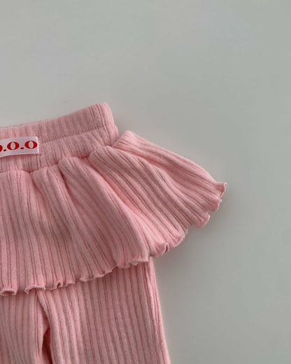 O.O.O｜ステラフリルブーツカットパンツ【予約商品】