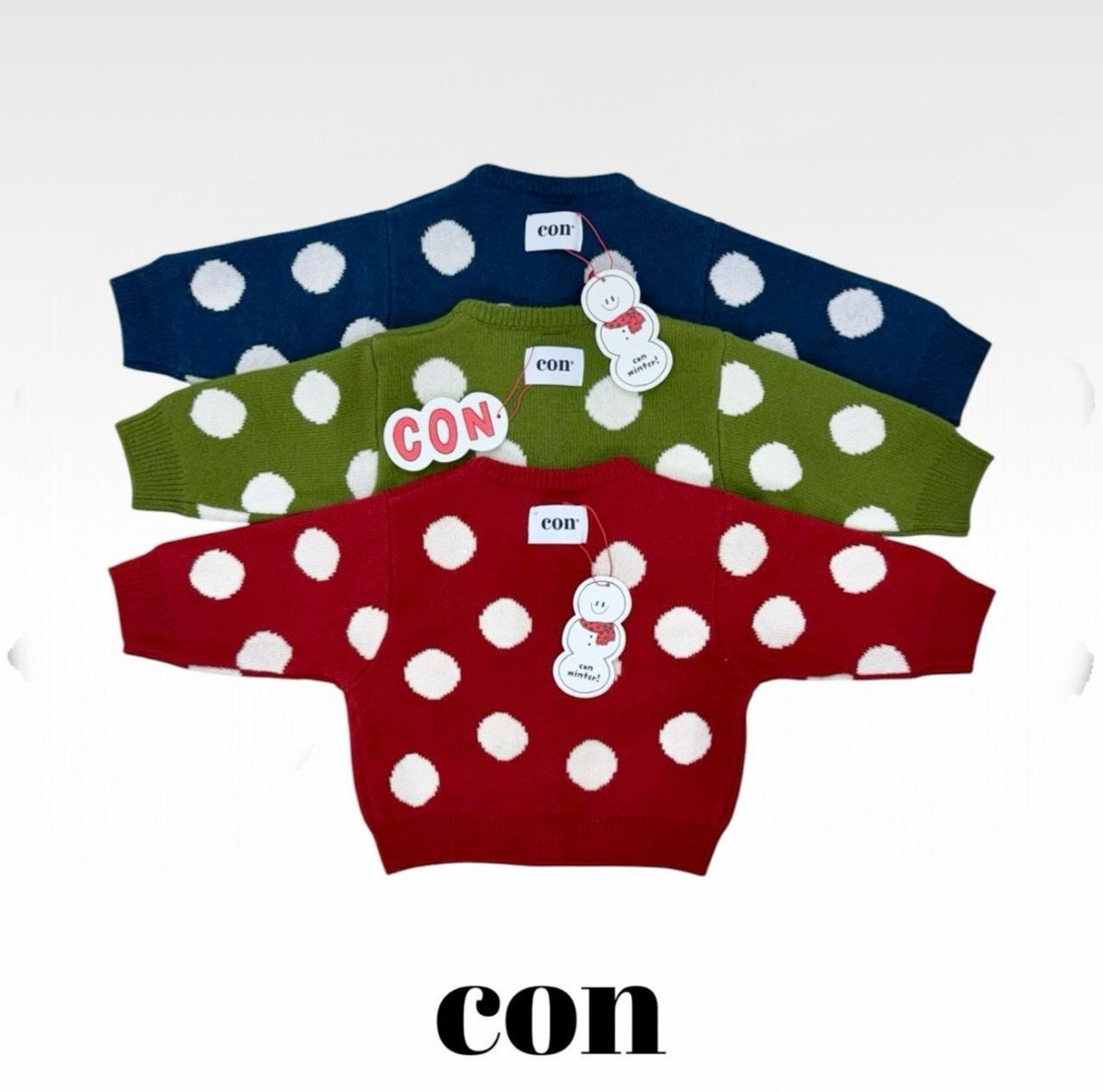 CON │ スノーラブカーディガン【予約商品】