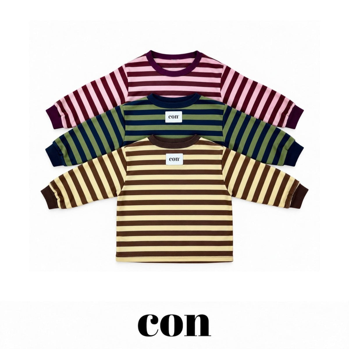 CON │ プリンストライプボックスT【予約商品】