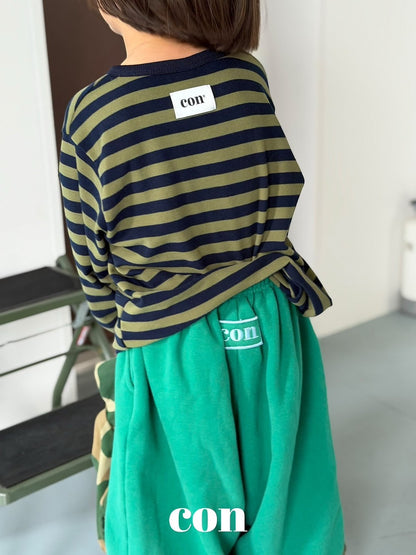 CON │ プリンストライプボックスT【予約商品】