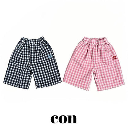 CON │ チェック中綿パンツ【予約商品】