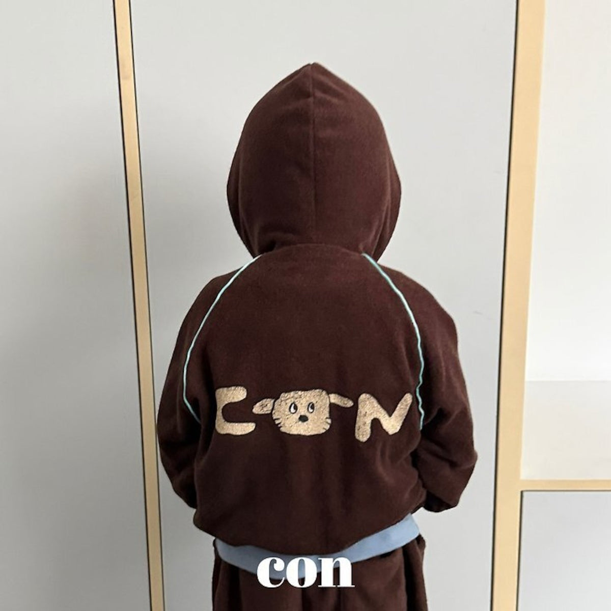 CON │ ドローイングフードジップアップ【予約商品】