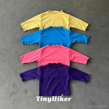 Tiny Hiker｜カラーポップ フリルTシャツ【取り寄せ】