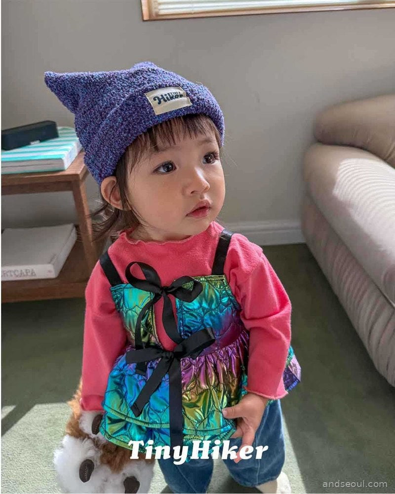 Tiny Hiker｜カラーポップ フリルTシャツ【取り寄せ】