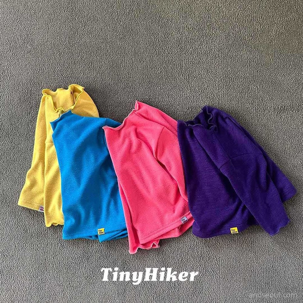 Tiny Hiker｜カラーポップ フリルTシャツ【取り寄せ】