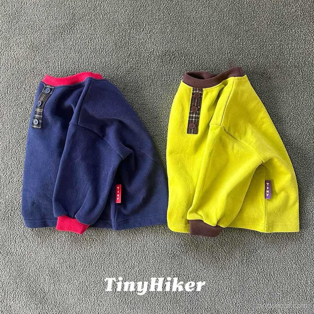 Tiny Hiker｜恐竜 ヘンリーネックTシャツ【取り寄せ】