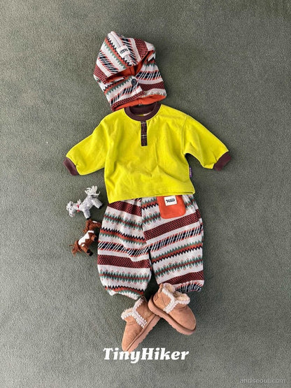 Tiny Hiker｜恐竜 ヘンリーネックTシャツ【取り寄せ】