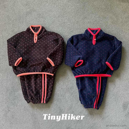 Tiny Hiker｜プティドット フリースパンツ【取り寄せ】