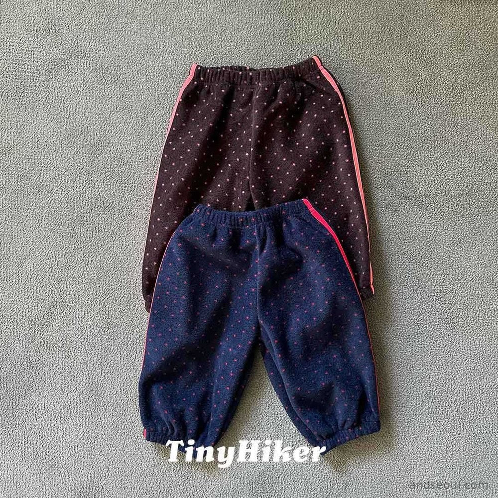 Tiny Hiker｜プティドット フリースパンツ【取り寄せ】