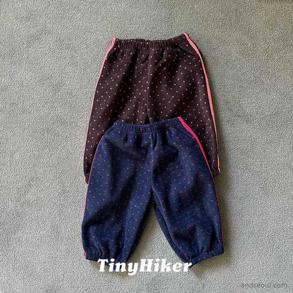 Tiny Hiker｜プティドット フリースパンツ【取り寄せ】