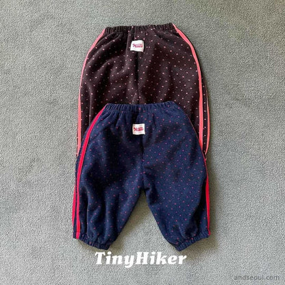 Tiny Hiker｜プティドット フリースパンツ【取り寄せ】