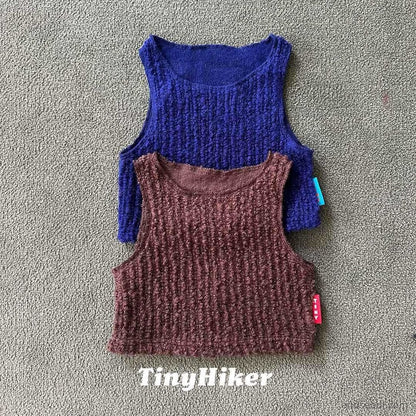 Tiny Hiker｜パンプキン ノースリーブTシャツ【取り寄せ】