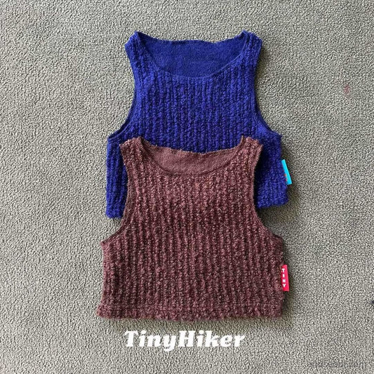 Tiny Hiker｜パンプキン ノースリーブTシャツ【取り寄せ】