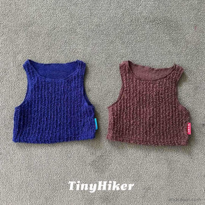 Tiny Hiker｜パンプキン ノースリーブTシャツ【取り寄せ】