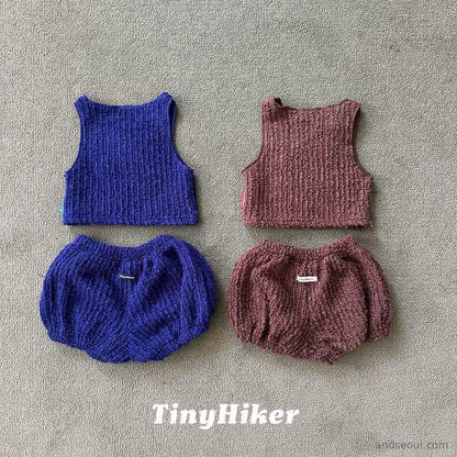 Tiny Hiker｜パンプキン ノースリーブTシャツ【取り寄せ】
