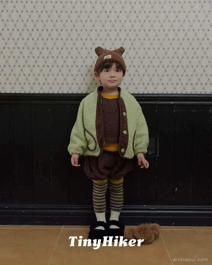 Tiny Hiker｜パンプキン ノースリーブTシャツ【取り寄せ】