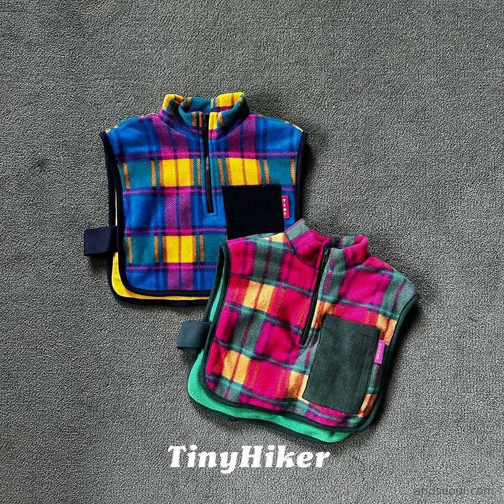 Tiny Hiker｜シャルポシ チェックベスト【取り寄せ】