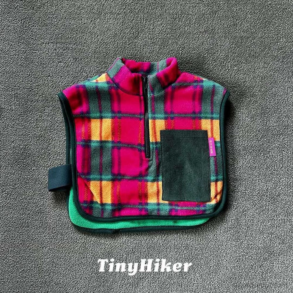 Tiny Hiker｜シャルポシ チェックベスト【取り寄せ】