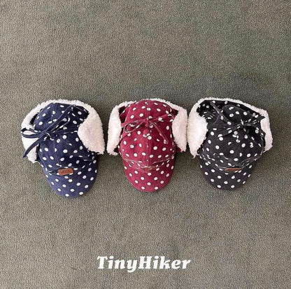 Tiny Hiker｜ドット イヤーフラップキャップ【取り寄せ】