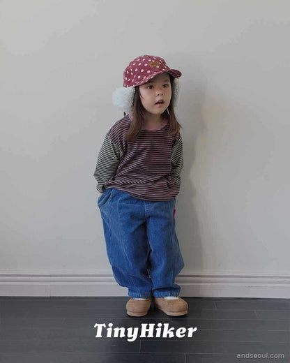 Tiny Hiker｜ドット イヤーフラップキャップ【取り寄せ】