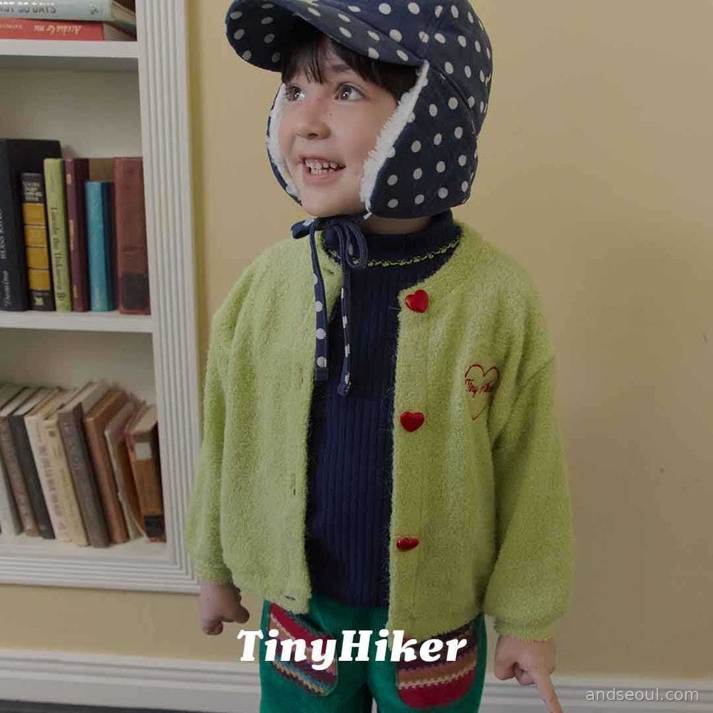 Tiny Hiker｜ダックフィット ピンコットン タートルネックTシャツ【取り寄せ】