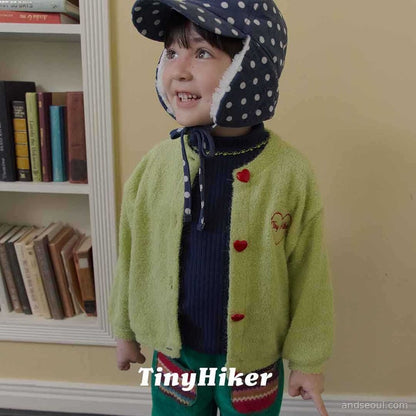 Tiny Hiker｜ダックフィット ピンコットン タートルネックTシャツ【取り寄せ】