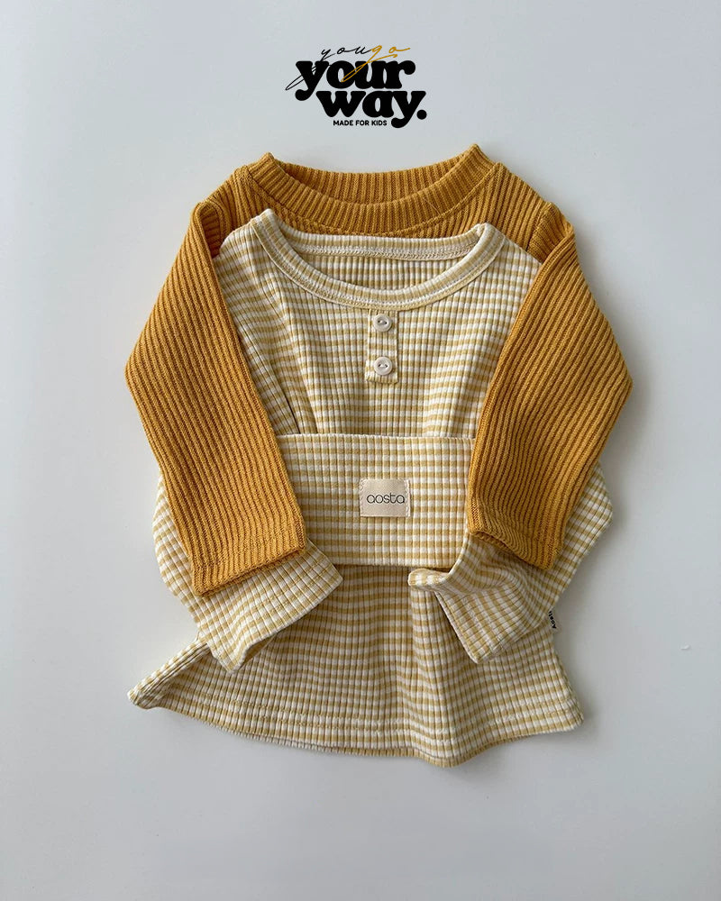 Stripe Button Top｜ストライプボタントップ