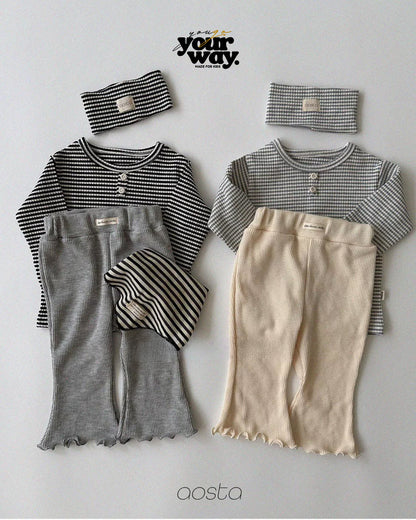 Stripe Button Top｜ストライプボタントップ
