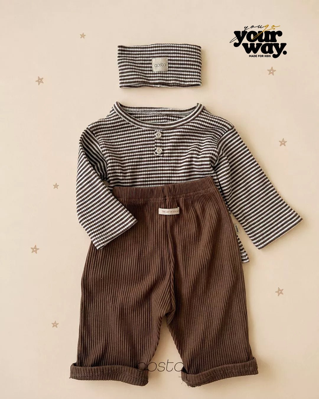 Stripe Button Top｜ストライプボタントップ