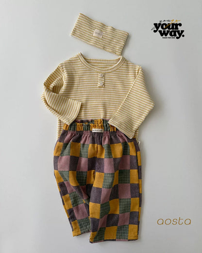 Stripe Button Top｜ストライプボタントップ