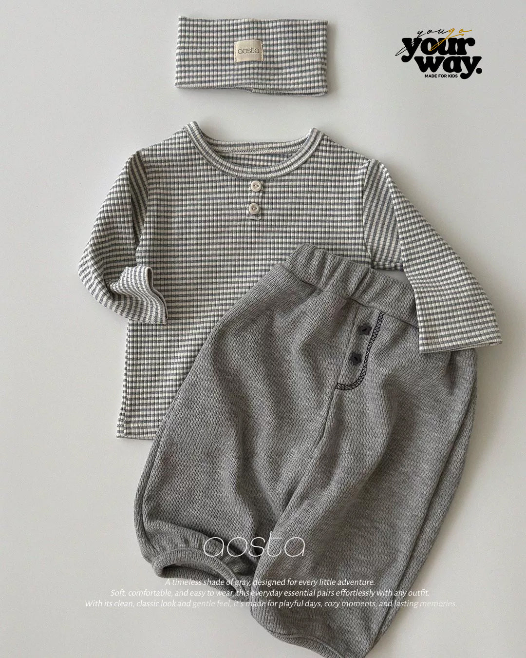 Stripe Button Top｜ストライプボタントップ
