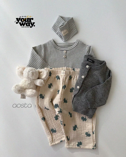 Stripe Button Top｜ストライプボタントップ