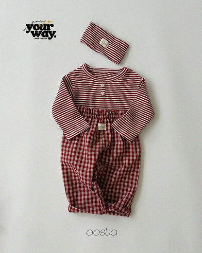 Stripe Button Top｜ストライプボタントップ