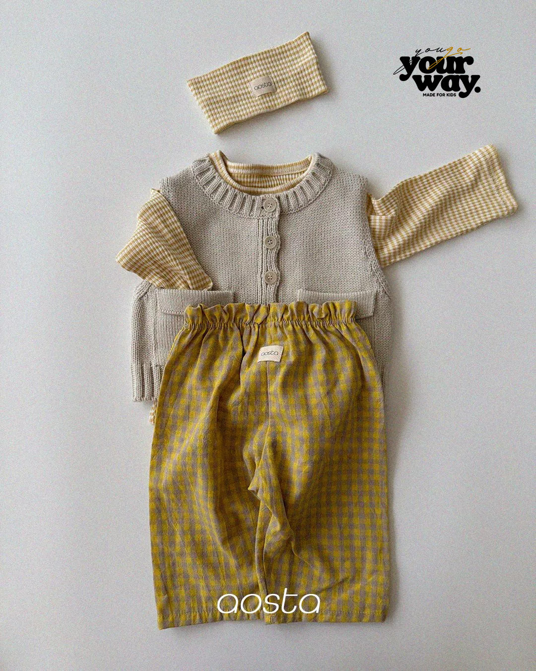 Stripe Button Top｜ストライプボタントップ