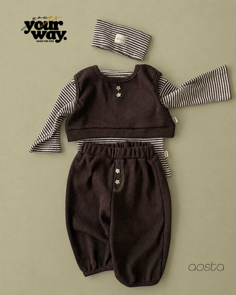 Stripe Button Top｜ストライプボタントップ