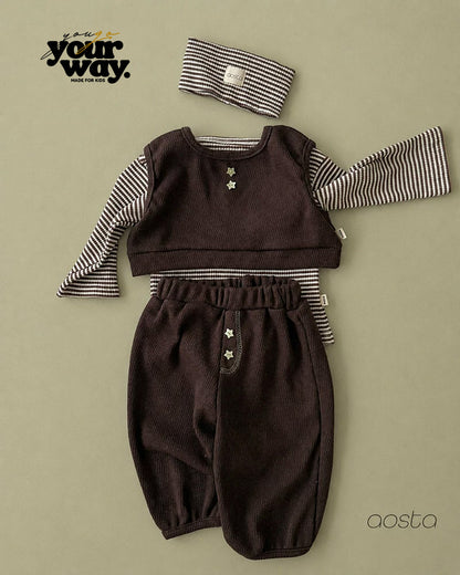 Stripe Button Top｜ストライプボタントップ