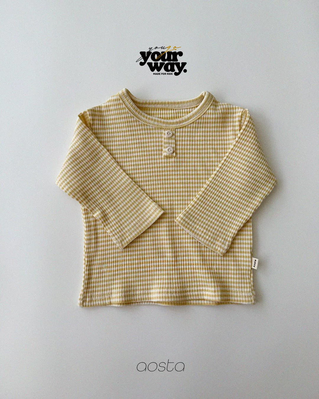 Stripe Button Top｜ストライプボタントップ
