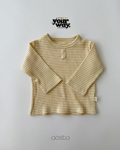 Stripe Button Top｜ストライプボタントップ