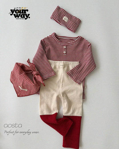 Stripe Button Top｜ストライプボタントップ